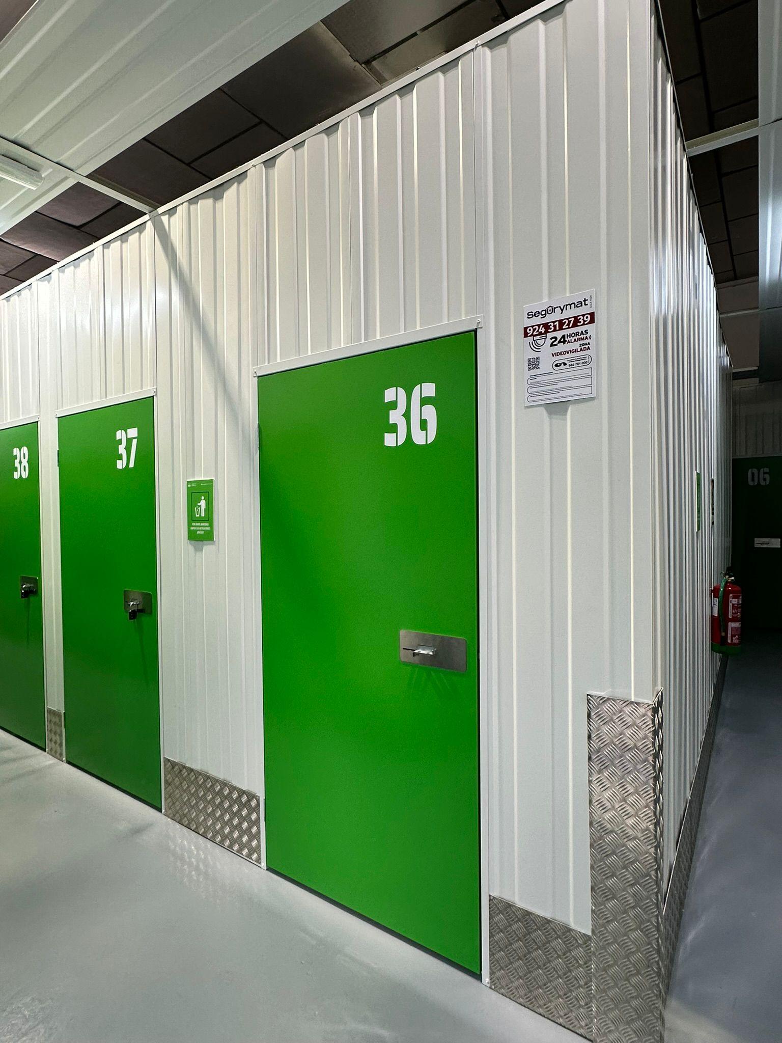 Zona de acceso a trasteros